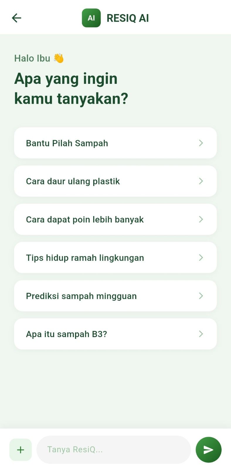 ResiQ Mobile App Screen 4